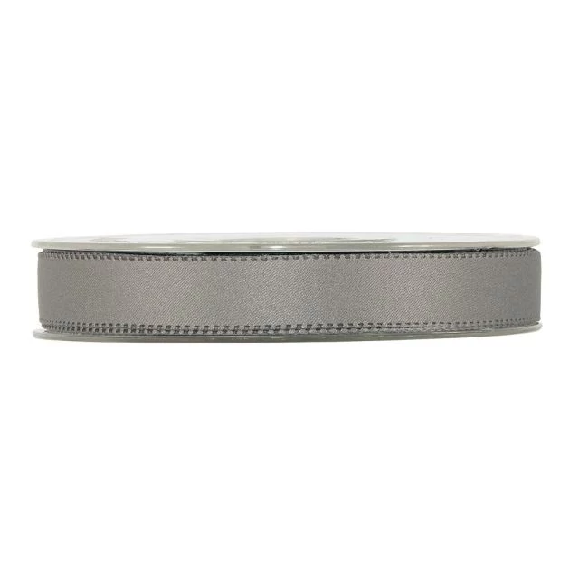 Szatén szalag 15 mm x 15 m szürke