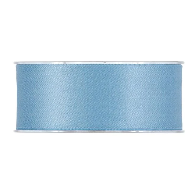 Dupla szatén matt szalag 40 mm x 15 m égkék
