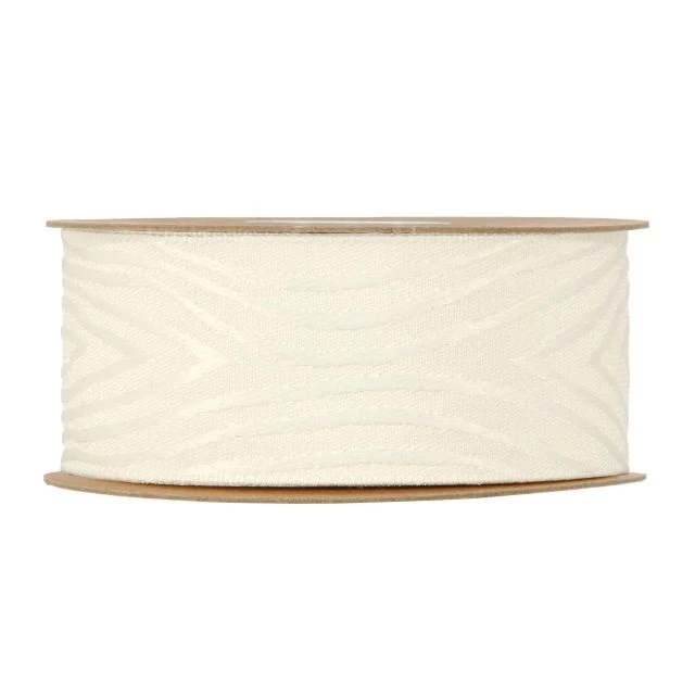Szalag textil 38 mm x 10 m krém