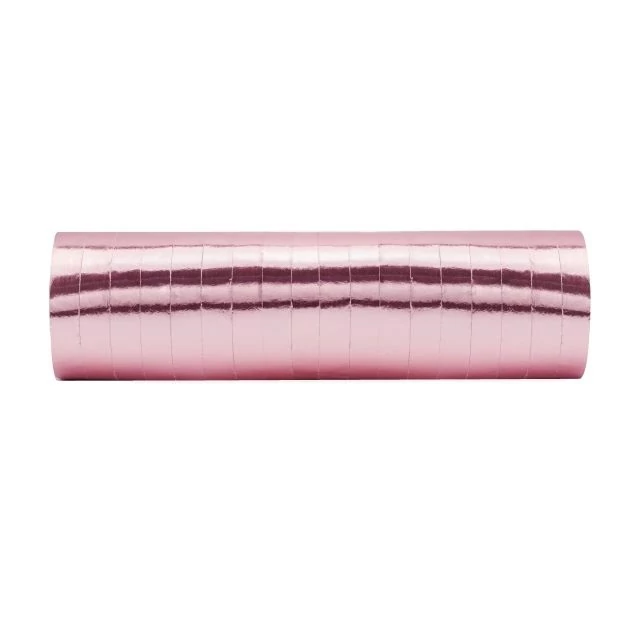 Szerpentin papír 3,8m rosegold 18 db