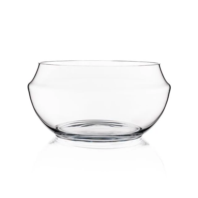 Üveg tál kerek AMBIENTE átlátszó 24x12,4 cm