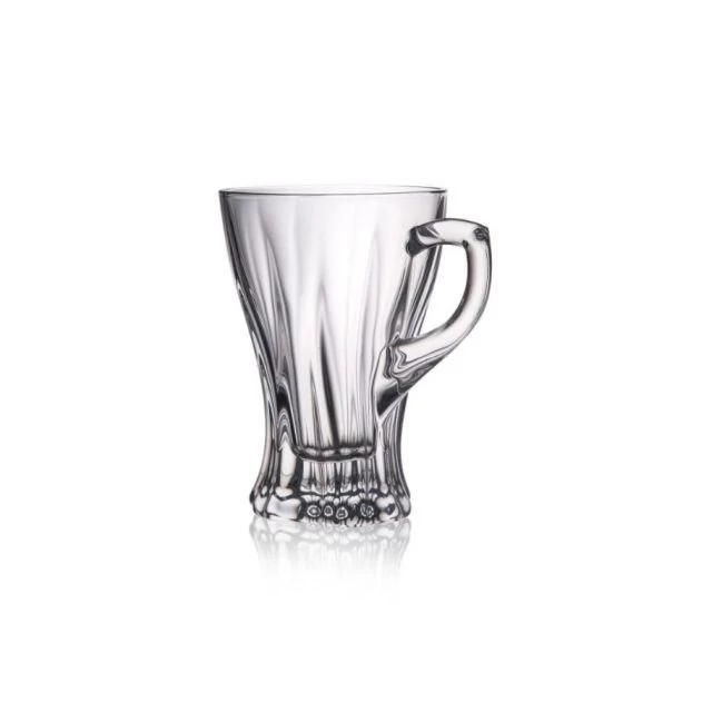 PLANTICA teás csésze szett átlátszó üveg, 150 ml, 10,7 cm, 6 db