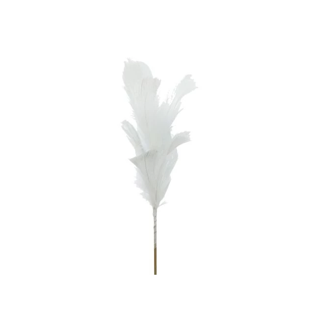 Tollcsokor betűzős fehér 50 cm (12 db)