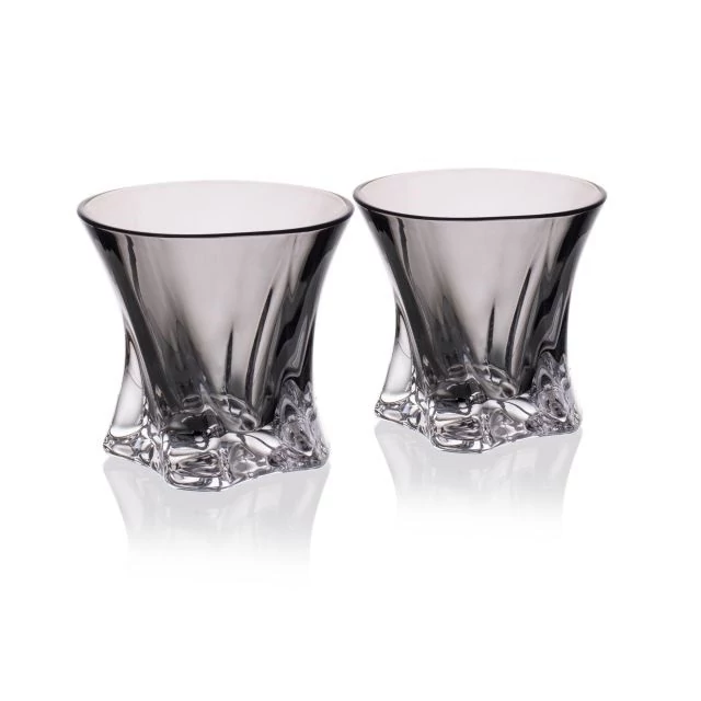 COOPER tumbler pohár szett szürke üveg 320 ml 9,5 cm 6 db