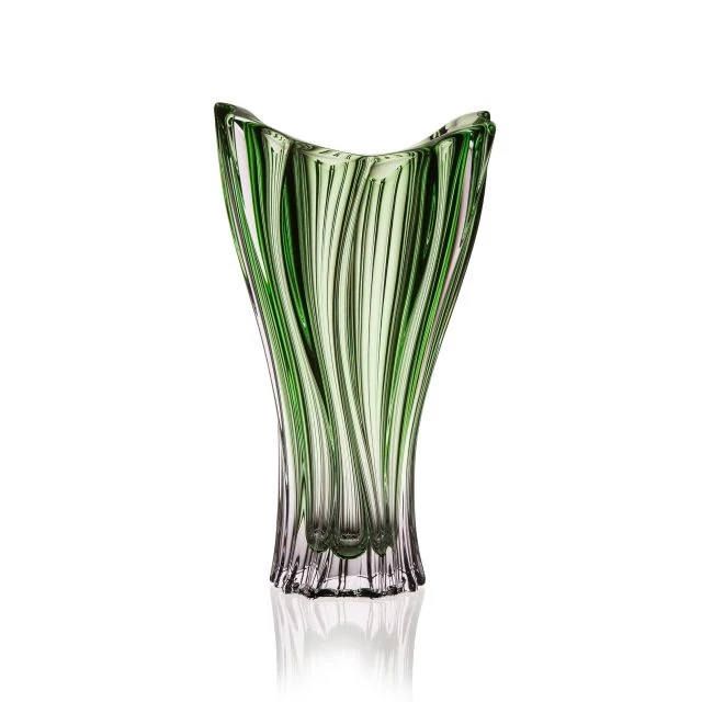 Váza PLANTICA üveg 32 cm zöld