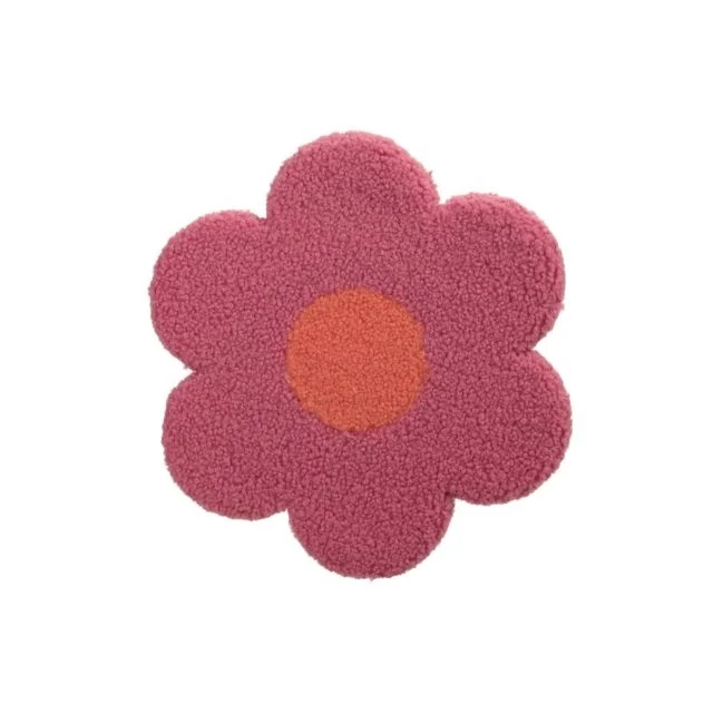 Akasztós textil virág, pink, narancssárga, 30 cm