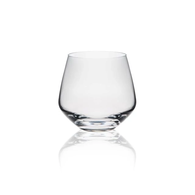 Whisky pohár CHARISMA átlátszó, üveg, 390 ml, 9,5x9 cm, 4 db